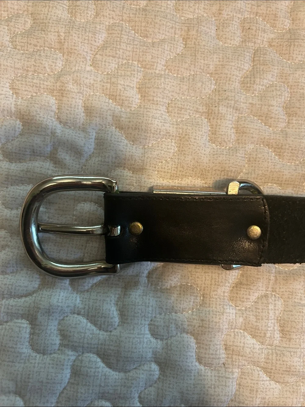 Harley-Davidson black leather belt